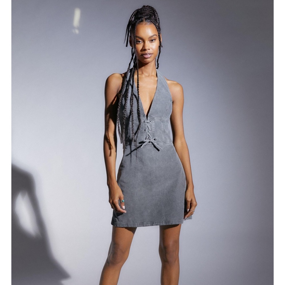 Urban Outfitters UO Alejandra Corduroy Mini Dress